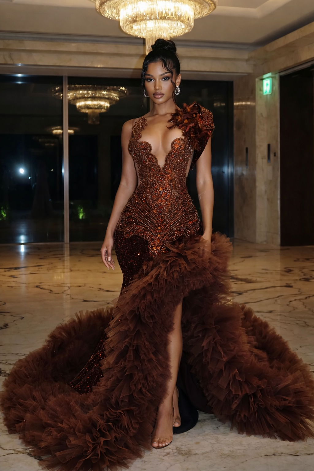 Noir Royale Couture Gown